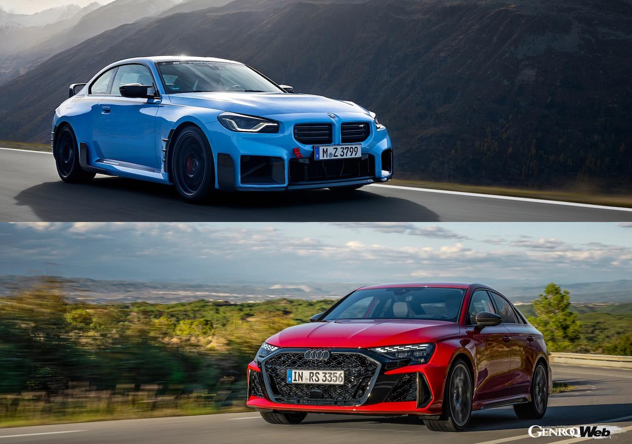 BMW M2 × Audi RS 3 Sedan